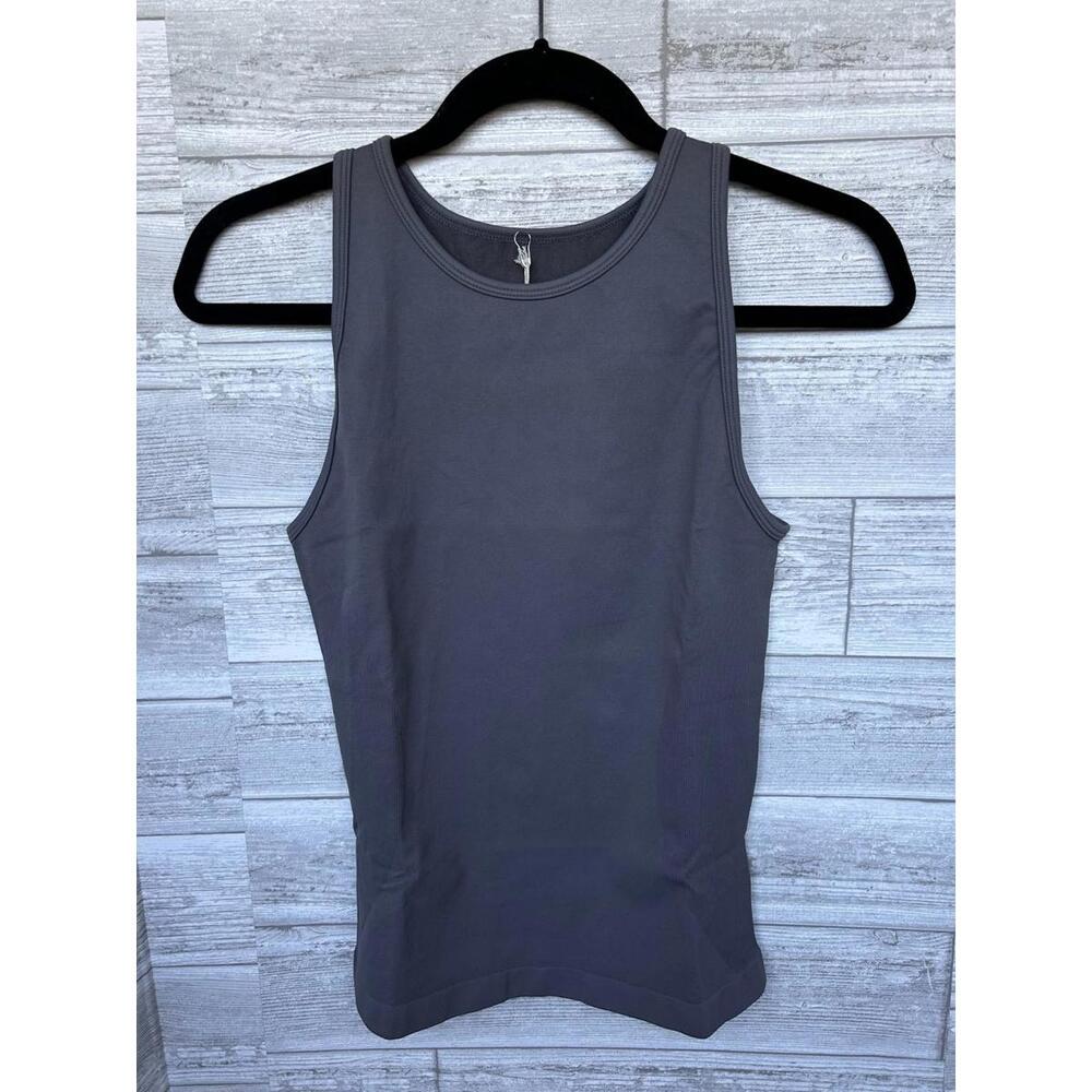 No Limbits Sensory Compression Tank Top M Heather Charcoal Seamless Adaptive NWT